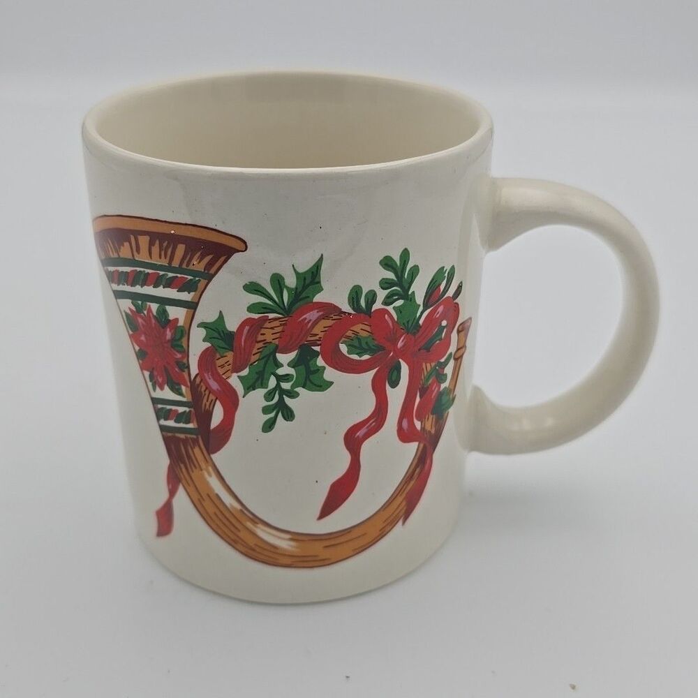 Gibson Houseware  Christmas Holiday Coffee Tea Mug Vintage
